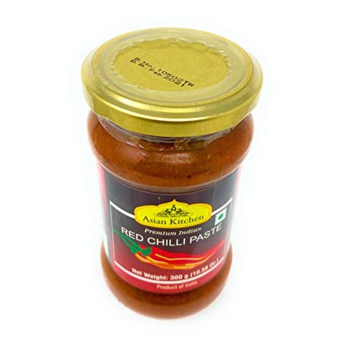 Asian Kitchen Red Chilli Cooking Paste 10.58oz 300g Glass Jar ...