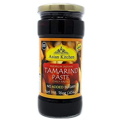 Asian Kitchen Tamarind Paste Puree Imli 16oz 454g 1lb Glass ...