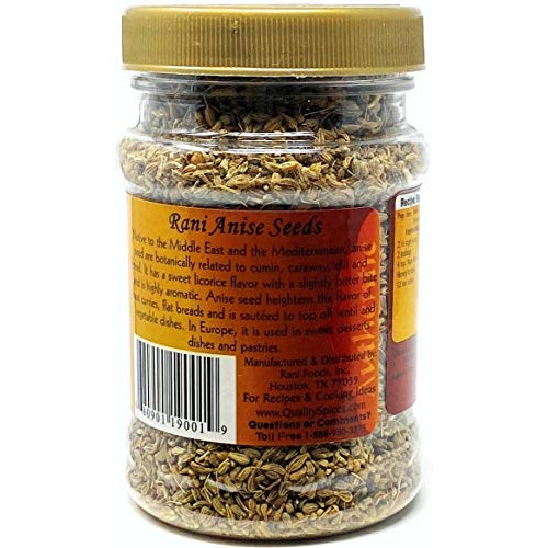 Rani Anise Seeds 3Oz 85G Pet Jar All Natural ~ Gluten Friendly