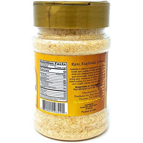 Rani Asafetida Hing Ground 3.75Oz 106G ~ All Natural | Salt