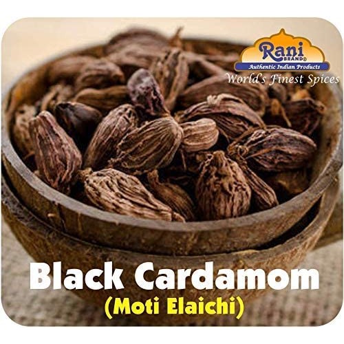 Rani Black Cardamom Pods Kali Elachi Whole Indian Spice 11Oz