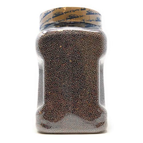 Rani Black Mustard Seeds Whole Spice Kali Rai 42Oz 2.7 Lbs P