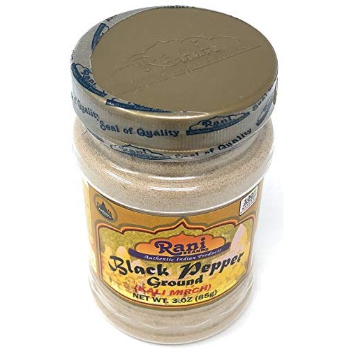 Rani Black Pepper Fine Powder 80 Mesh, Premium Indian 3Oz 85G