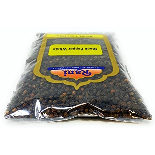 Rani Black Pepper Whole Peppercorns, Premium Indian Mg-1 Grade