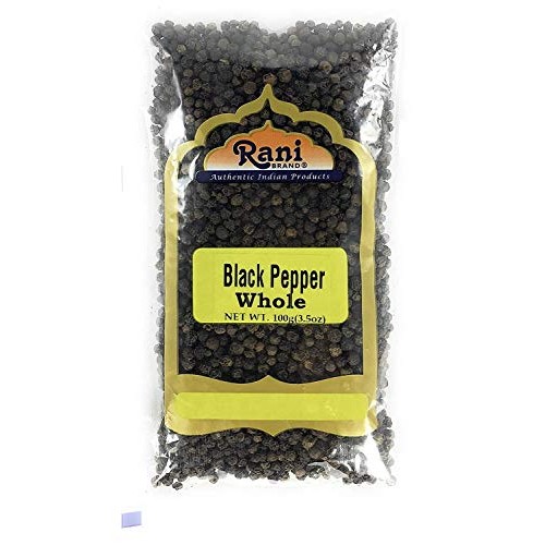 Rani Black Pepper Whole Peppercorns, Premium Indian Mg-1 Grade