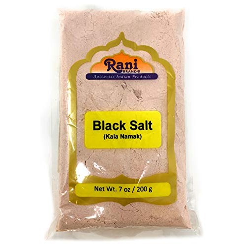 Rani Black Salt Kala Namak Mineral Powder, Vegan 200G 7Oz Un