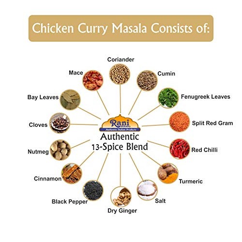 Rani Chicken Curry Masala Natural Indian 16-Spice Blend 3Oz 85G