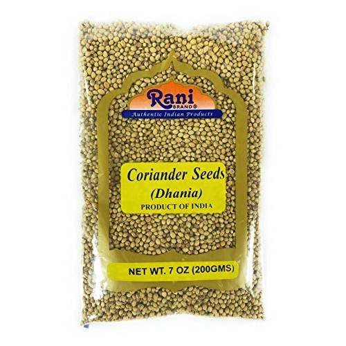 Rani Coriander Dhania Seeds Whole, Indian Spice 7Oz 200G ~ A