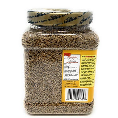 Rani Cumin Seeds Whole Jeera Spice 16Oz 454G 1Lb Pet Jar ~ A