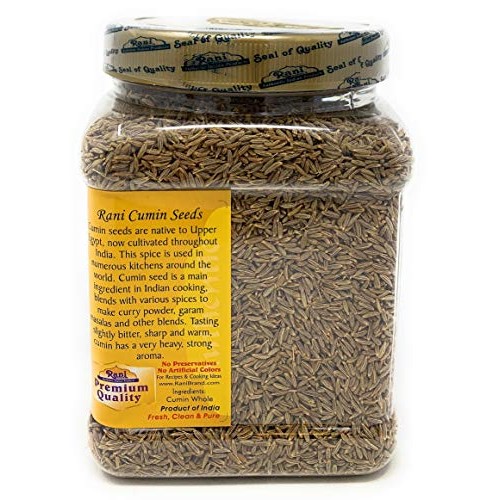 Rani Cumin Seeds Whole Jeera Spice 16Oz 454G 1Lb Pet Jar ~ A
