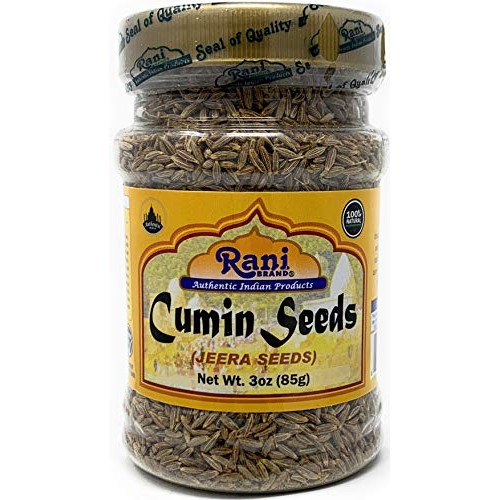 Rani Cumin Seeds Whole Jeera Spice 3Oz 85G Pet Jar ~ All Nat