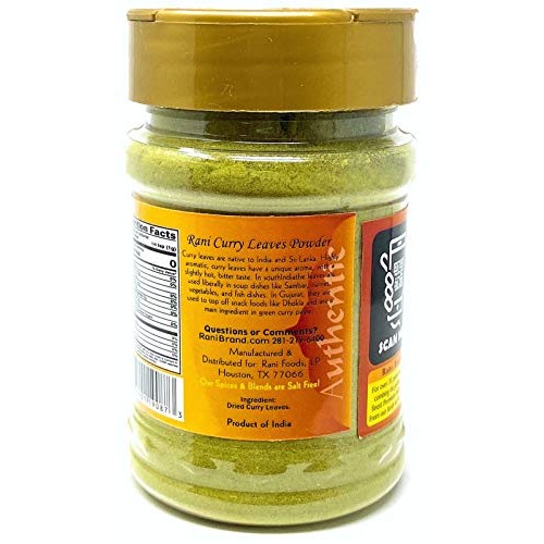 Rani Curry Leaves Powder Kari Neem Patha Indian Spice 2.4Oz 7