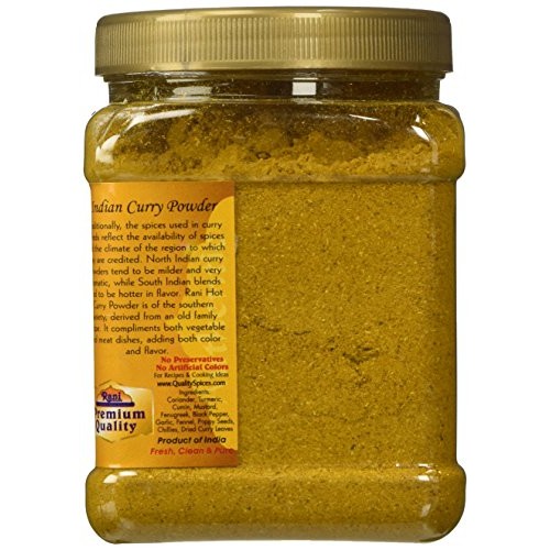 Rani Curry Powder Hot Natural 11-Spice Blend 1Lb 16Oz ~ Salt F