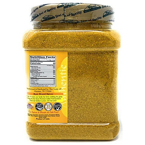 Rani Curry Powder Mild Natural 10-Spice Blend 1Lb 16Oz ~ Salt
