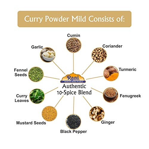 Rani Curry Powder Mild Natural 10-Spice Blend 1Lb 16Oz ~ Salt