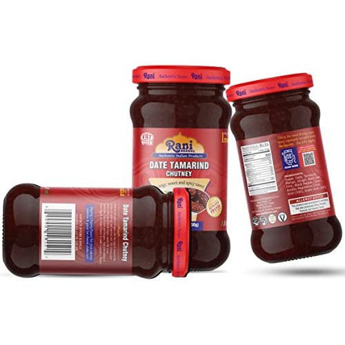 Rani Dates & Tamarind Imli Chutney 12.3oz 350g Glass Jar, Re...