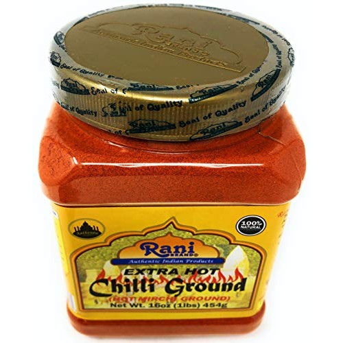 Rani Extra Hot Chilli Powder Indian Spice 16Oz 454G ~ All Natu