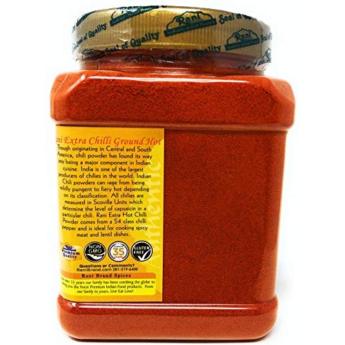 Rani Extra Hot Chilli Powder Indian Spice 16Oz 454G ~ All Natu