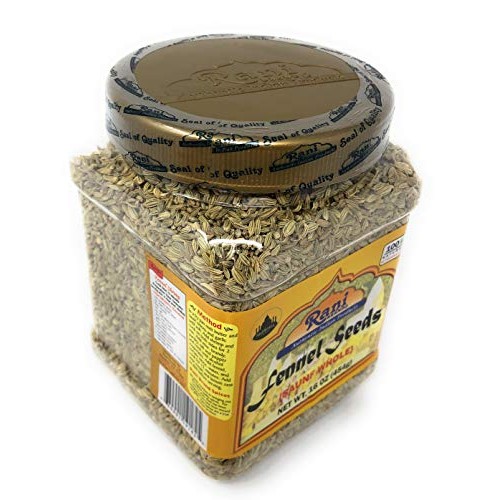 Rani Fennel Seeds Saunf Sabut Whole Spice 16Oz 454G All Natu