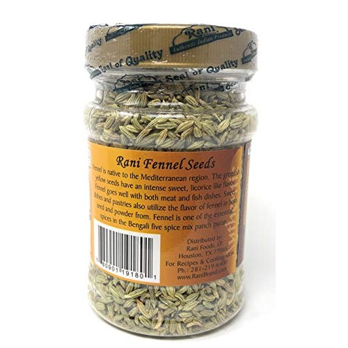 Rani Fennel Seeds Saunf Sabut Whole Spice 2.75Oz 85G All Nat