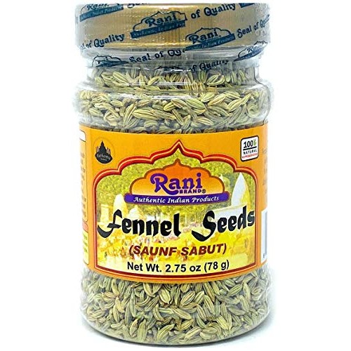 Rani Fennel Seeds Saunf Sabut Whole Spice 2.75Oz 85G All Nat