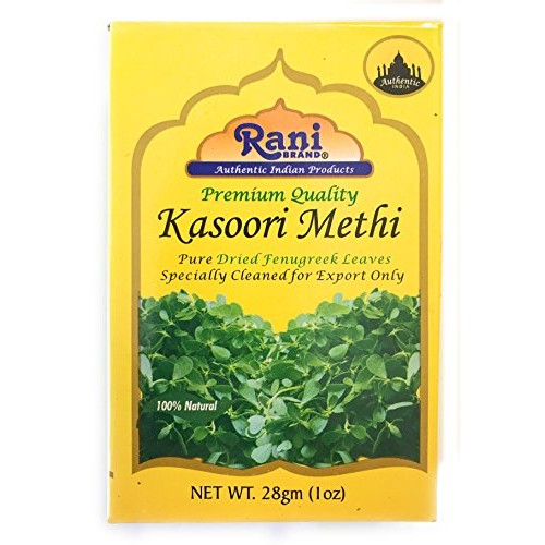 Rani Fenugreek Leaves Dried, All Natural Kasoori Methi 28G 1O