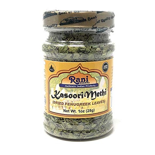 Rani Fenugreek Leaves Dried, All Natural Kasoori Methi 28G 1O