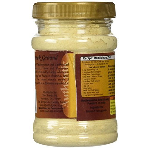 Rani Fenugreek Methi Seeds Ground Powder 3Oz 85G Trigonella