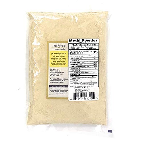 Rani Fenugreek Methi Seeds Ground Powder 7Oz 200G Trigonella