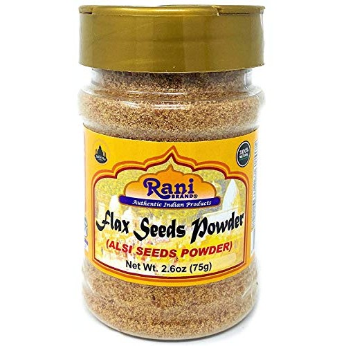 Rani Flax Seeds Powder Alsi, Linum Usitatissimum 2.6Oz 75G P