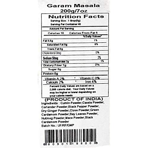 Rani Garam Masala Indian 11 Spice Blend 7Oz 200G ~ All Natural