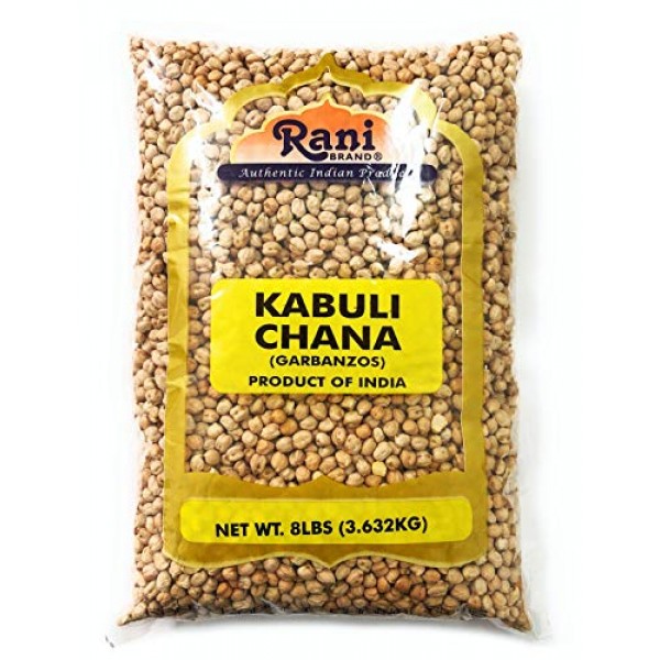 Rani Garbanzo Beans Kabuli Chana 8lbs 128oz Bulk ~ All Natur...