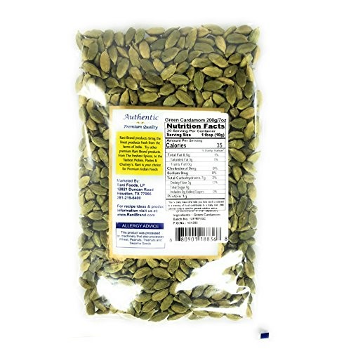 Rani Green Cardamom Pods Spice Hari Elachi 7Oz 200G ~ Natura