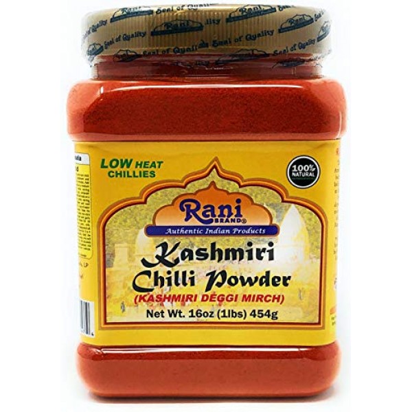 Rani Kashmiri Chilli Powder Deggi Mirch, Low Heat Ground India