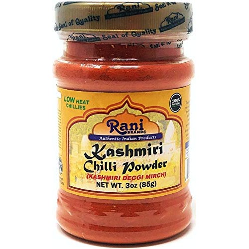 Rani Kashmiri Chilli Powder Deggi Mirch, Low Heat Ground India