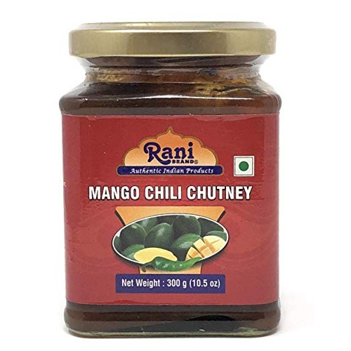 Rani Mango Chili Chutney Spicy Indian Preserve 10.5Oz 300G G