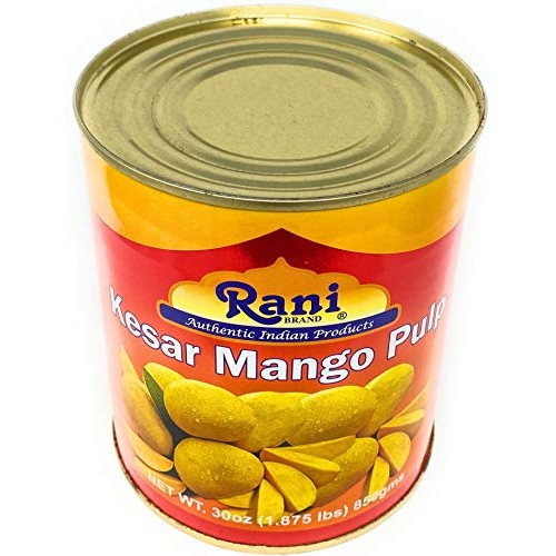 Rani Mango Pulp Puree Makes Mango Lassi Shakes Kesar Sweetened