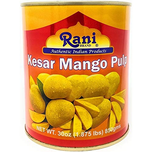 Rani Mango Pulp Puree Makes Mango Lassi Shakes Kesar Sweetened