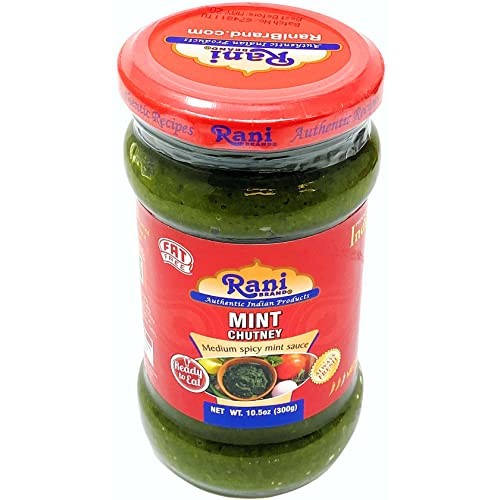 Rani Mint Chutney Podina 10.5oz 300g Glass Jar, Ready to Eat...