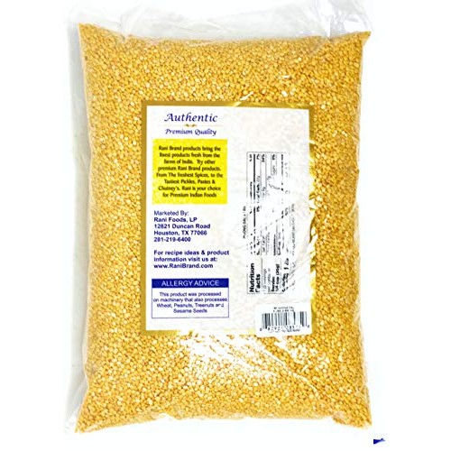Rani Moong Dal Split Mung Beans Without Skin Lentils Indian 4L