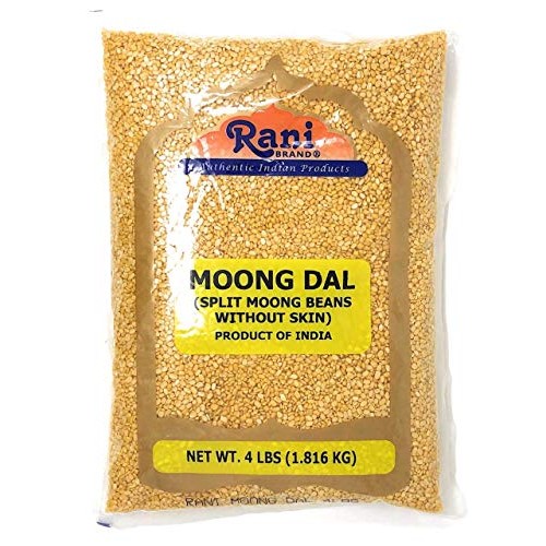 Rani Moong Dal Split Mung Beans Without Skin Lentils Indian 4L