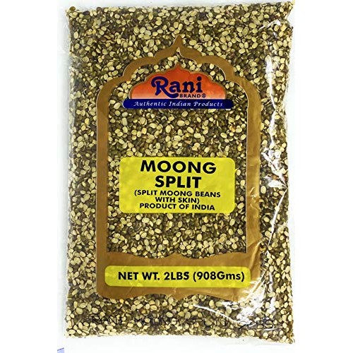 Rani Moong Split Split Mung Beans With Skin Lentils Indian 2Lb