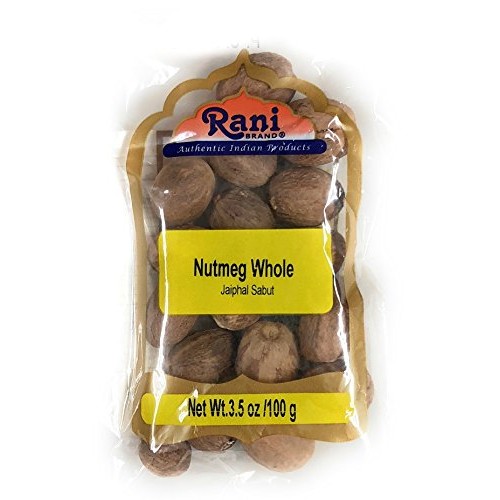 Rani Nutmeg Jaiphul Whole Spice, 21-23 Pieces, 3.5Oz 100G ~
