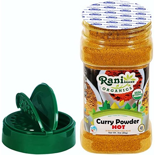 Rani Organic Curry Powder Hot 9-Spice Authentic Indian Blend 3...