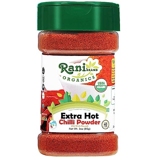 Rani Organic Extra Hot Chilli Powder Hot Mirchi Ground 3oz 85...