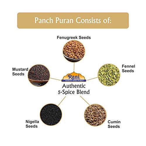 Rani Panch Puran 5 Spice 7Oz 200G ~ All Natural | Vegan | Gl