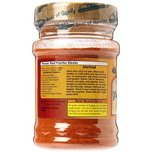 Rani Paprika Deggi Mirch Spice Powder, Ground 3Oz 85G ~ All