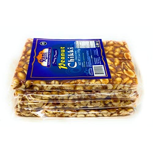 Rani Peanut Chikki Brittle Candy 100G 3.5Oz X Pack Of 4 ~ Al