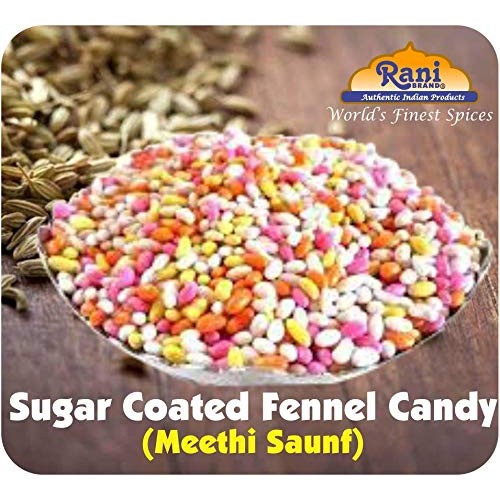 Rani Sugar Coated Fennel Candy 14Oz 400G ~ Indian After Meal D