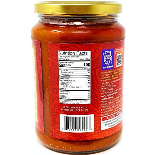 Rani Tandoori Paste No Colors 26.5Oz 750G Glass Jar ~ For Ta